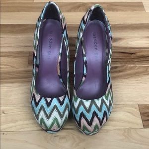 Zig zag heels